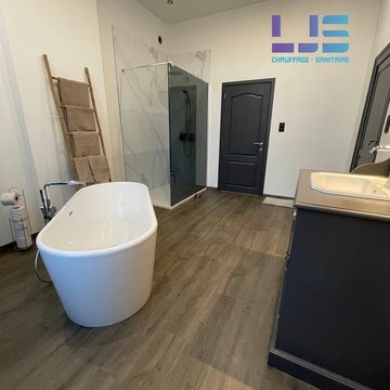 Réalisation d'une salle de bain à Tournai