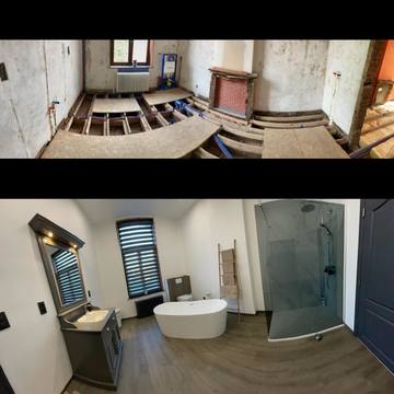 Réalisation d'une salle de bain à Tournai Réalisation d'une salle de bain à Tournai